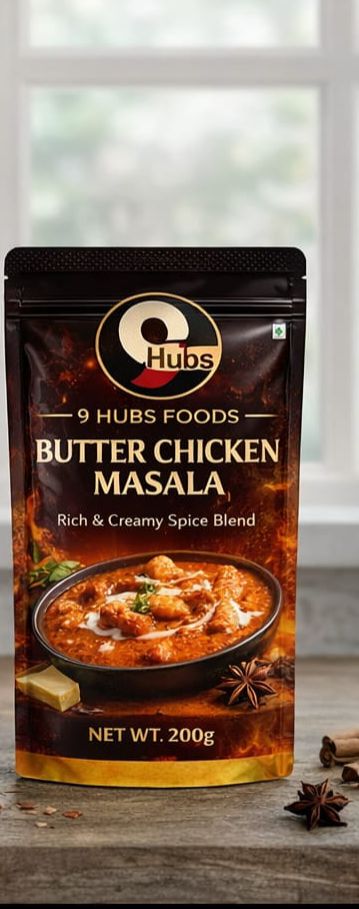 9 Hubs Butter Chicken Masala 50gm