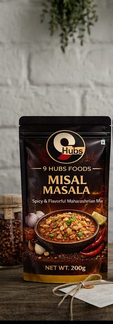 9 Hubs Misal Masala 50gm