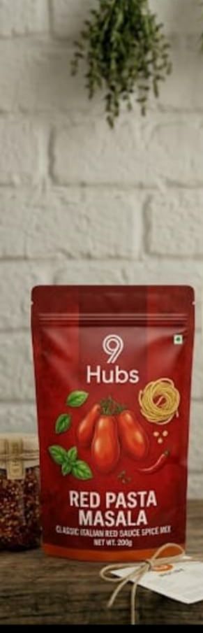 9 Hubs Red Pasta Masala 50gm