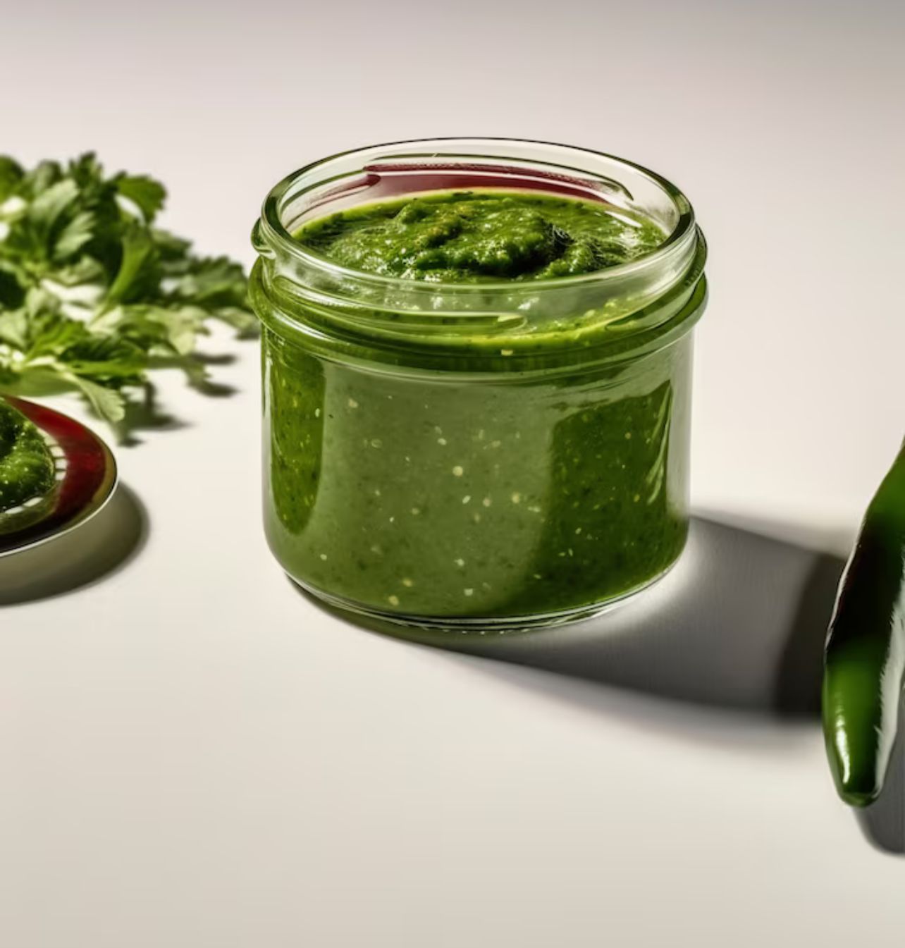 9 Hubs Green Chilli Sauce 190 g Glass Bottle