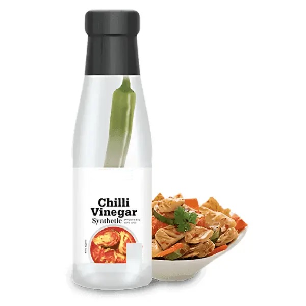 9 Hubs Chilli Vinegar 180 ml Glass Bottle