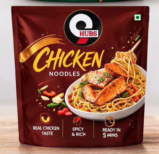 9 Hubs Chicken Hakka Noodles 150 g pp