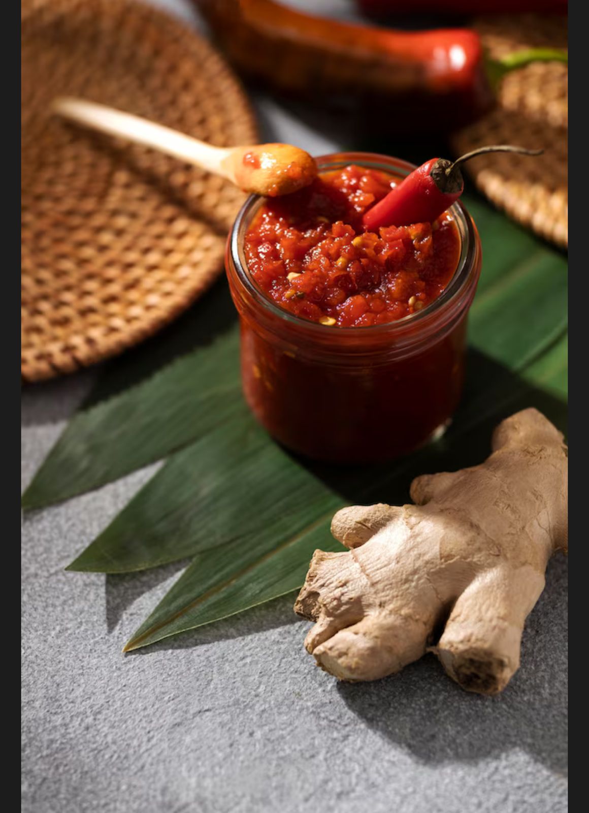 9 Hubs Red Chilli Paste with Jeera Ginger Garlic 200g Glass